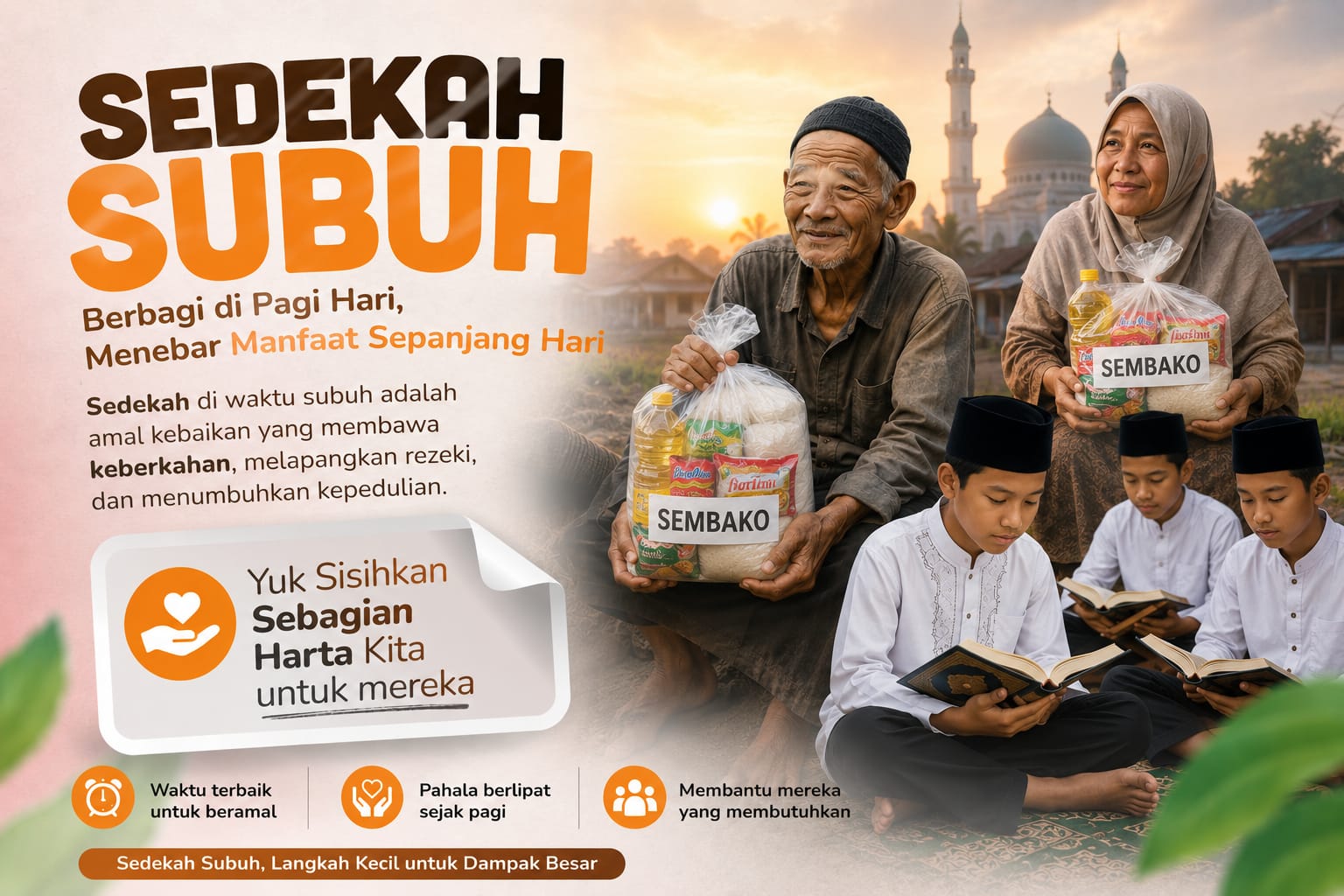 Sedekah Subuh: Awali Hari dengan Kebaikan, Raih Berkah Sepanjang Hari